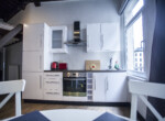 A studio apartment with two floors in Antwerp